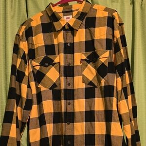 Levi's Steeler Plaid Long sleeve